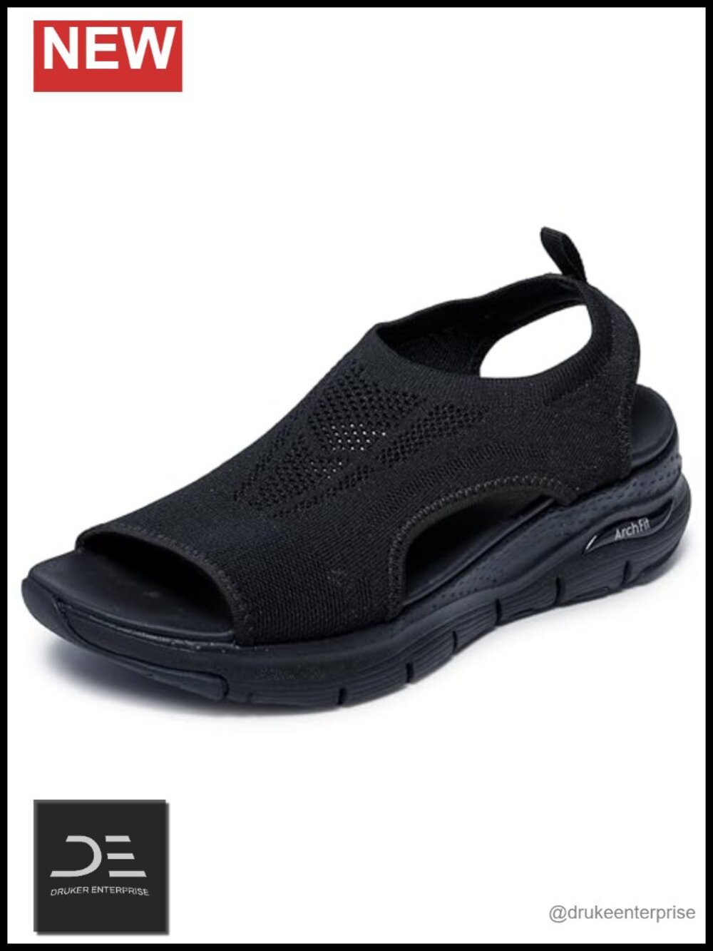 Skechers Arch Fit Women's Athletic Knit Slip-On Sandals